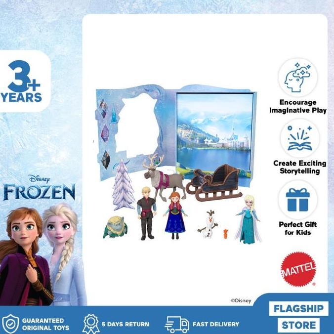 JY Disney Frozen Frozen Classic Storybook Set - Mainan Boneka Anak Perempuan