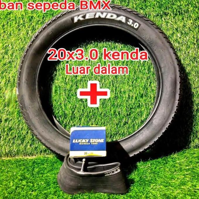 KENDA BAN LUAR DALAM SEPEDA 20X3.0 KENDA 20 X 3.0 COCOK UNTUK BMX MINION LIPAT MINIVELO KEMBANG HALU