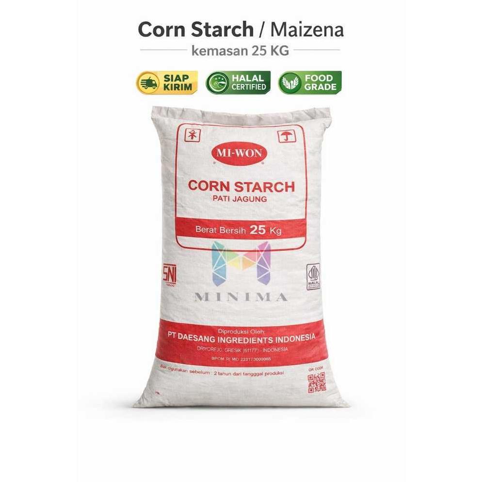 G Tepung MAIZENA CORN STARCH  MIWON 25 KG