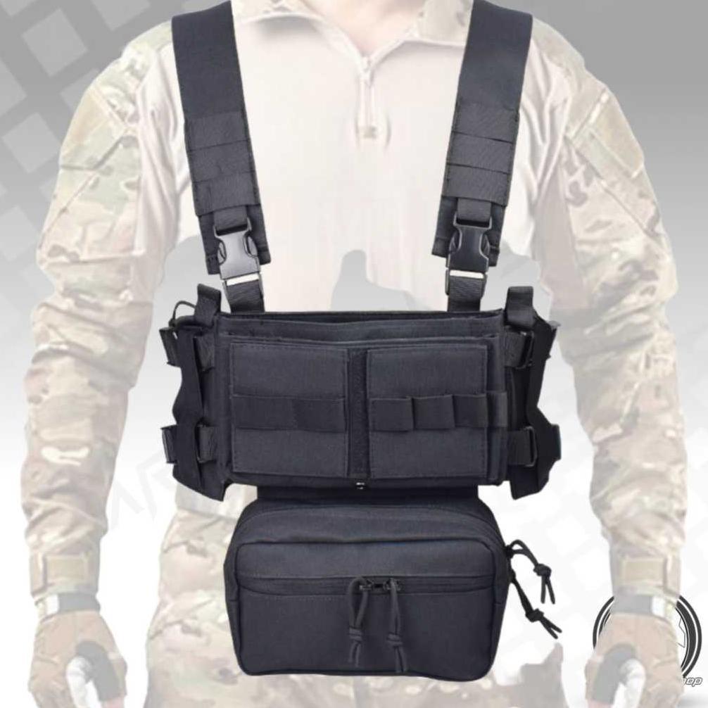 Rompi Micro Tas Dada Rompi Dada Tas Velcro Rompi Tactical