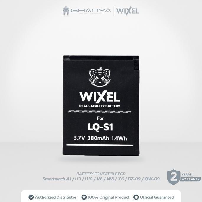WIXEL Baterai LQ-S1 for Smart Watch DZ09 U9 U10 A1 W8 X6 M26 DZ10 DZ11 V8 Mito 555 Batre Batrai Batt