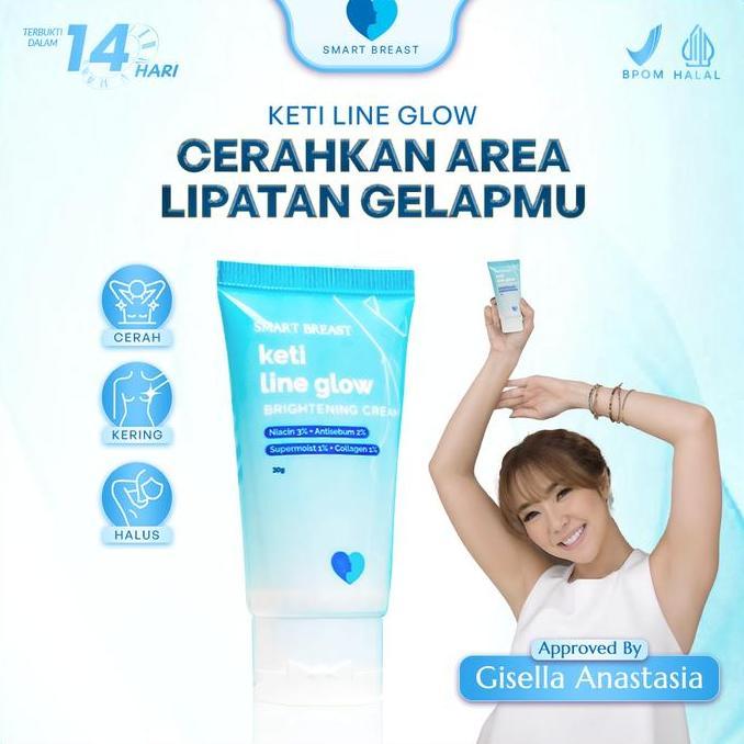 Smart Breast Keti Line Glow Brightening Cream | Pemutih Ketiak