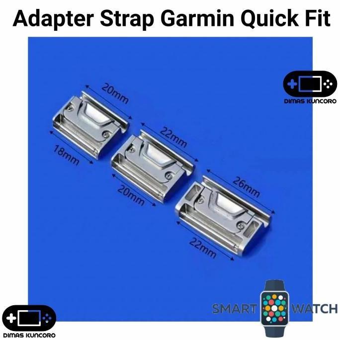 Adapter Strap Garmin quick fit approach s60 s62 quatix 5 plus pro