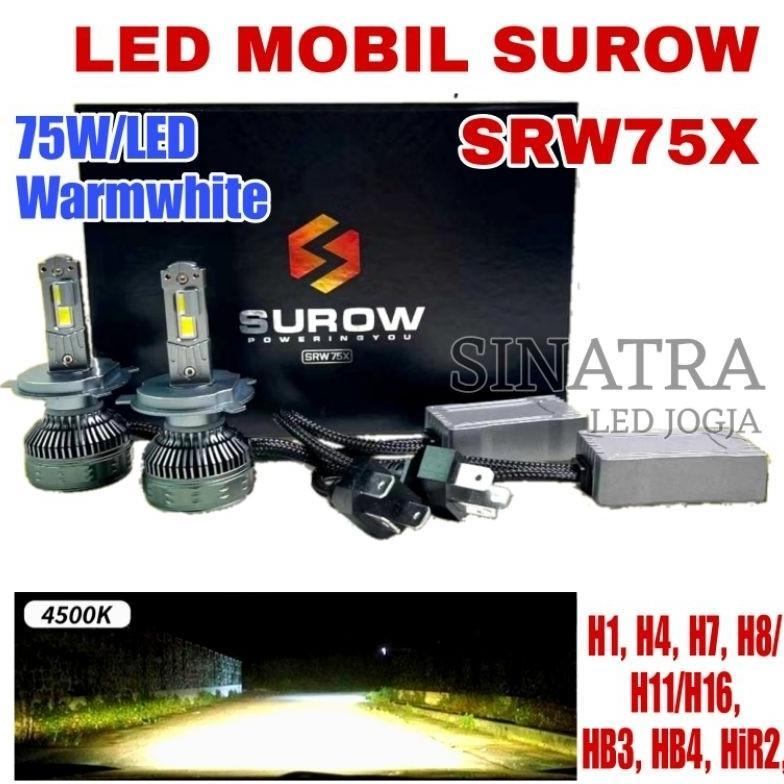 Lampu Mobil Surow SRW75X 4500K 6500K H11 H4 HB3