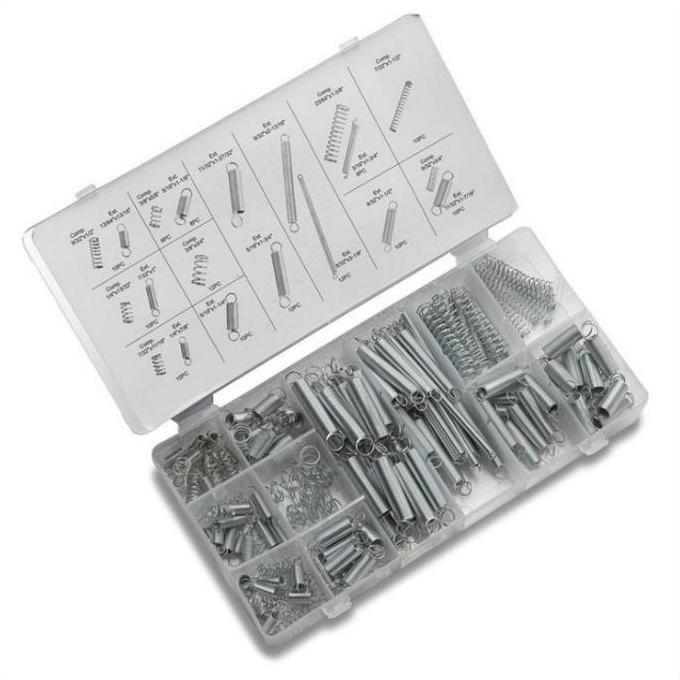 MWR 200pcs Per Pegas Tekan Tarik Dan Tekan Per Spring Tekan Elastis Panjang Open Coil Spring Compres