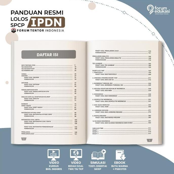 PANDUAN RESMI LOLOS SPCP IPDN (TES MASUK IPDN) 2026-2027 Soft Cover