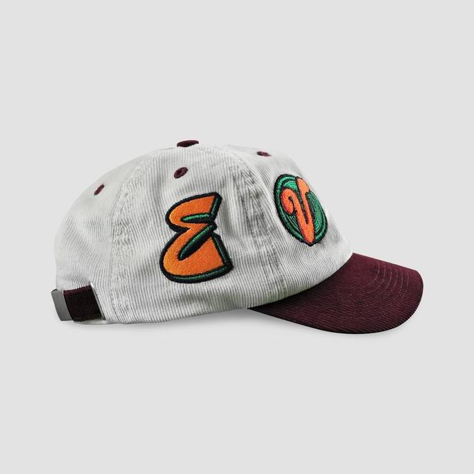 Cap- Evilspirit Caps Topi - Lolita Misty Maroon Corduroy