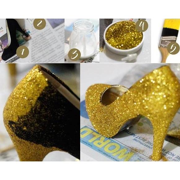 Nail- Gliter Bubuk Glitter Bubuk Halus 1 Kg Art Cat Kuku