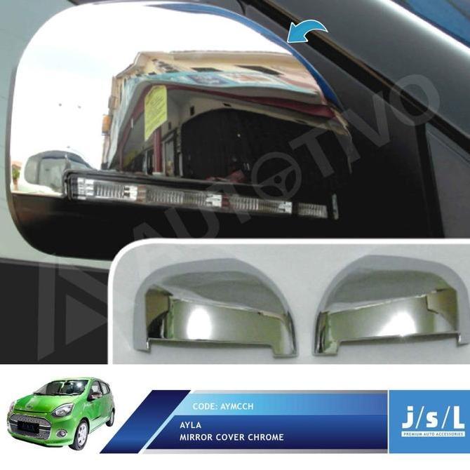 Cover Spion Depan Mobil Ayla 2016 Mirror Cover Chrome Best Seller