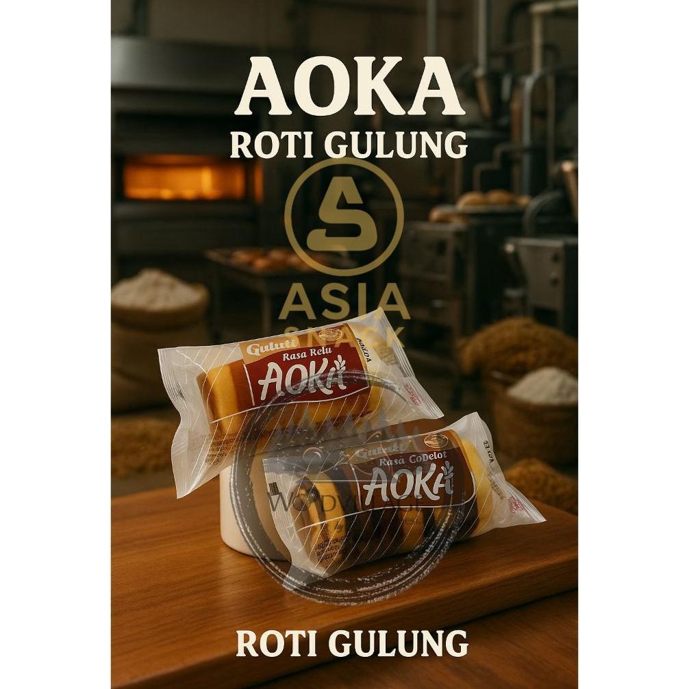 AOKA Roti Gulung per dus / Roti Aoka Terlaris
