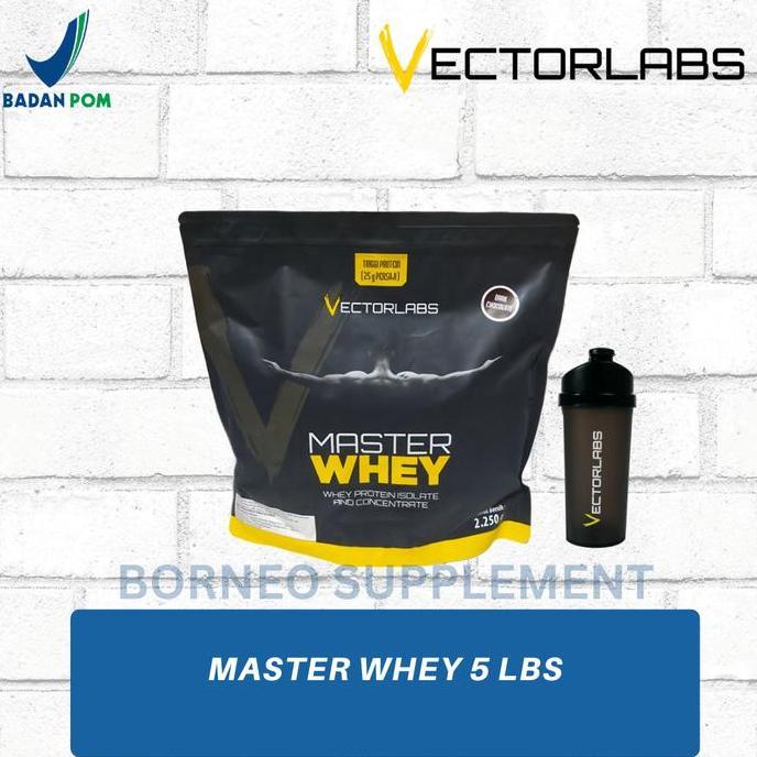 MASTER WHEY 5 LB LBS / 2250 GRAM / 2.25 KG WHEY PROTEIN VECTORLABS