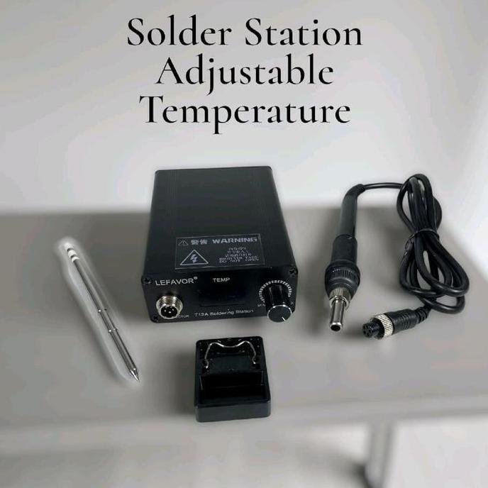 Kit Solder T12 T12A Adjustable Soldering Station Solder Dc Ac Digital 75W