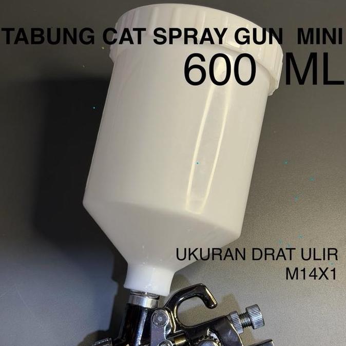 Tabung Cat 600ml Untuk Spray Gun Mini