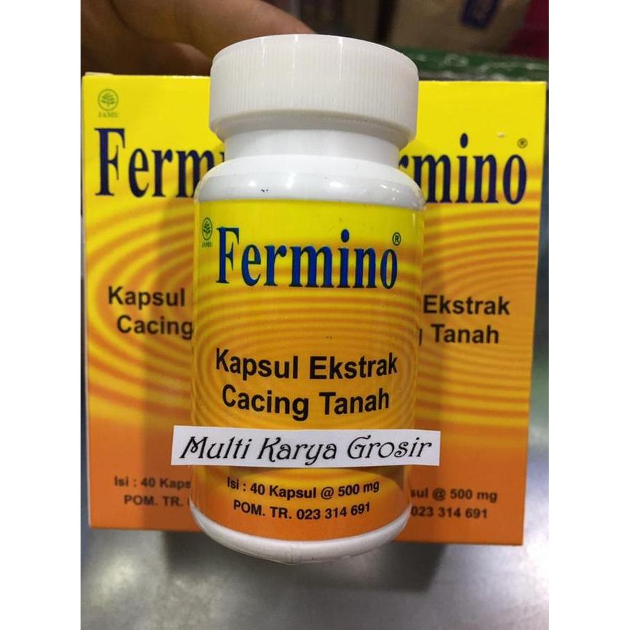 Healmax- Fermino Kapsul Ekstrak Cacing Tanah 40 Kapsul Obat Tifus