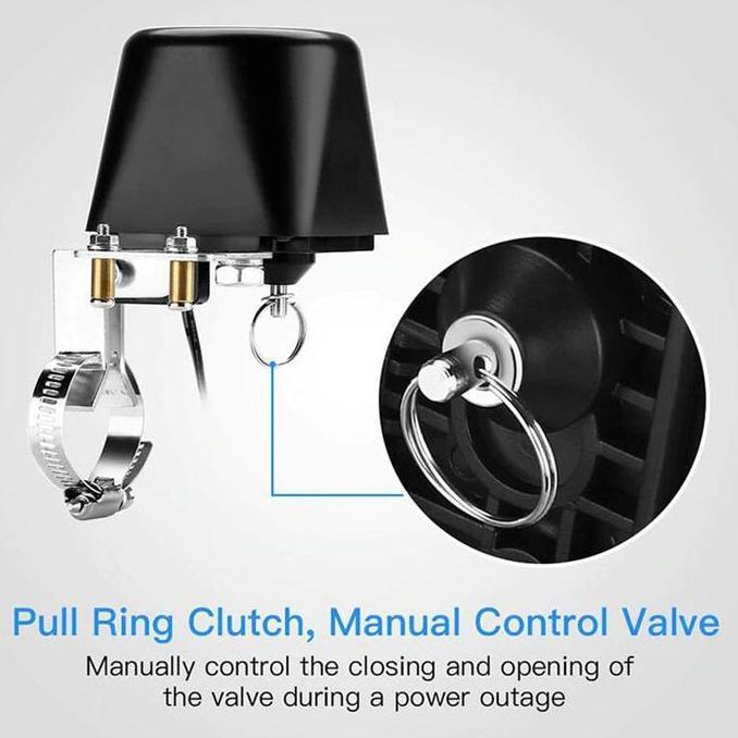Gas Water Valve Controller Wifi Smart Valve Kran Otomatis Timer Tuya