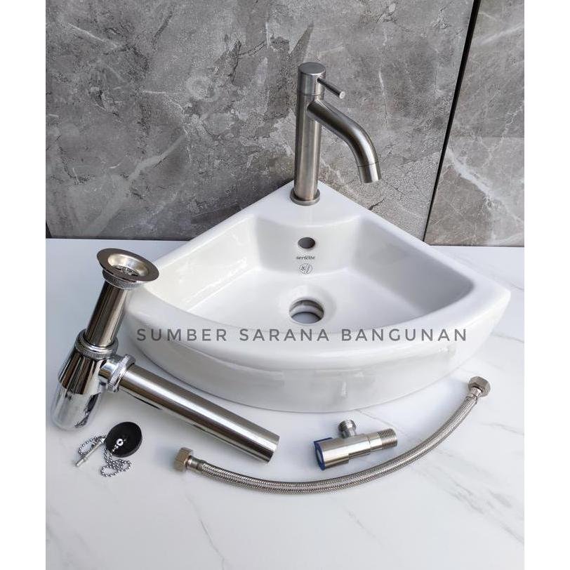 Wastafel Jayco Sudut Cuci Tangan / Westafel Kecil Wb 2026 Komplit Set