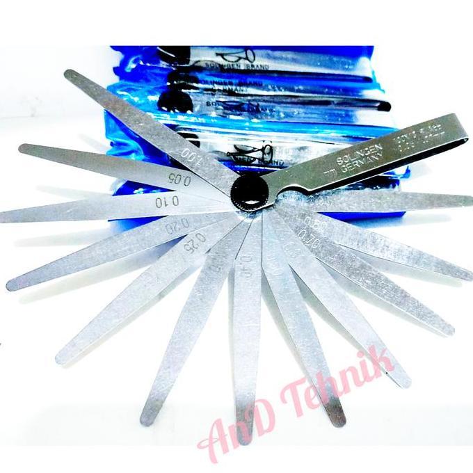 Pilihan - Feller Gauge / Puller Stelan Klep 13 Blade 0.05-1.00 Terompet Germany