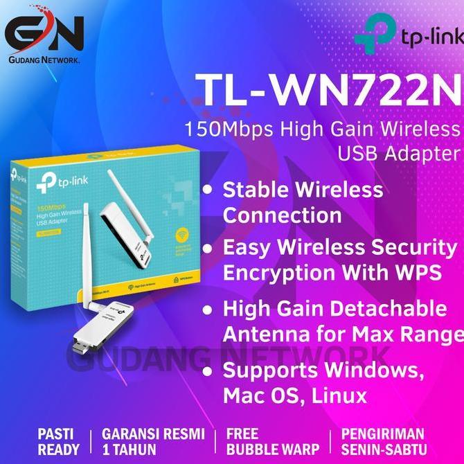 TP-Link TL-WN722N USB Wifi TPLINK / TP LINK TL WN722N /TL WN 722N