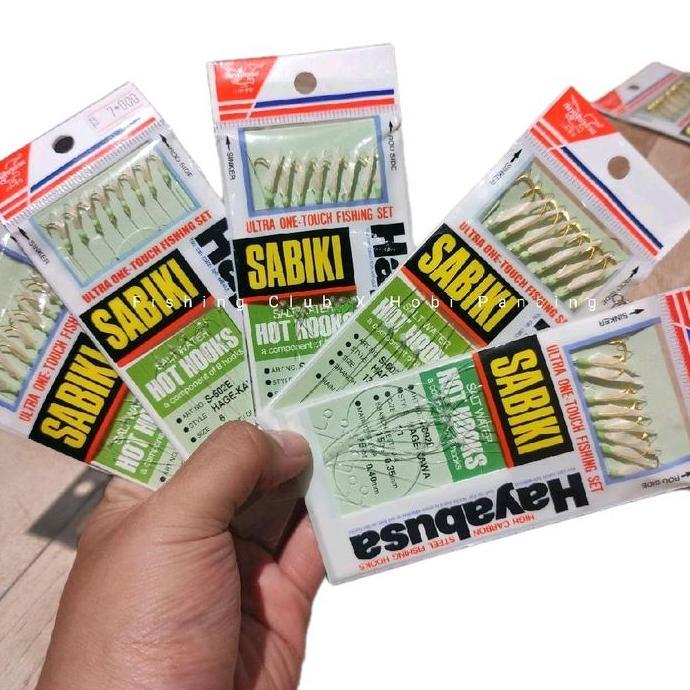 Pesca - Kail Pancing Sabiki Hayabusa Salt Water Hooks