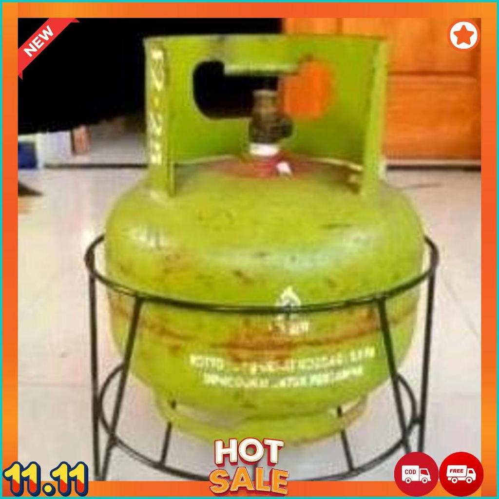 Tatakan Tabung Gas / Rak Tabung Gas Melon 3 Kg | Rak LPG CD Valench