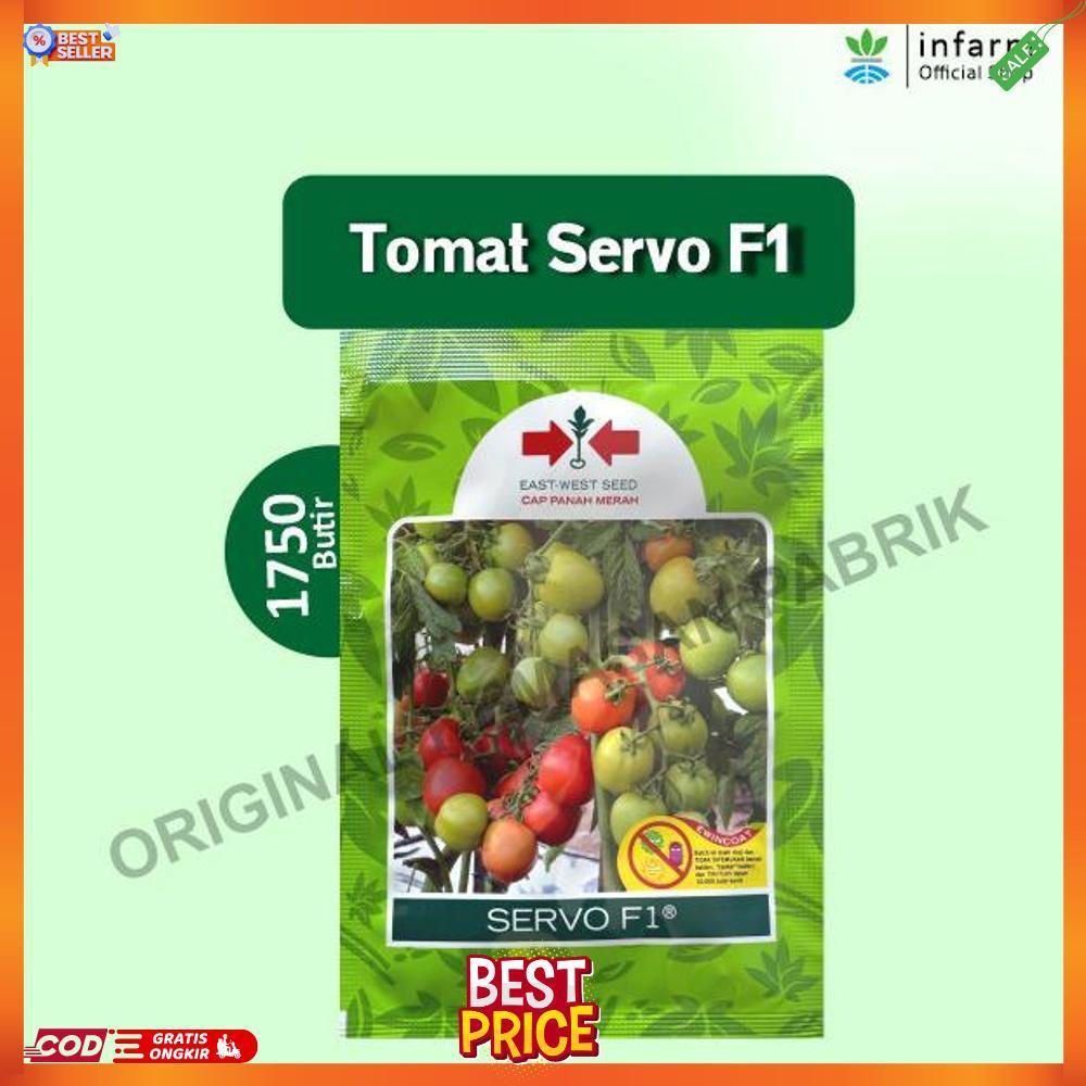 INFARM - Bibit Tomat Servo F1 Benih Tomat Servo F1 1750 Butir Original, Benih Buah Tomat Servo Bibit