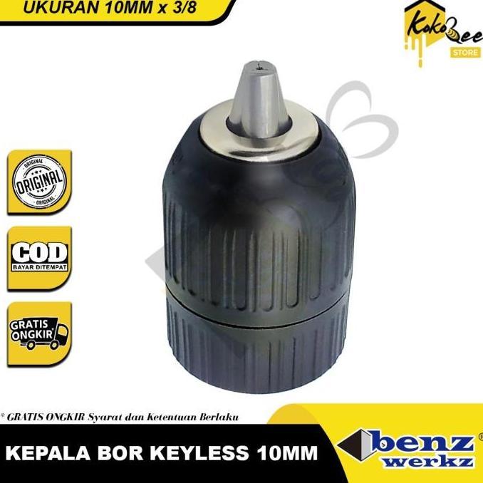 Pwt - Kepala Bor 10 Mm Keyless / Kepala Bor Cordless 10 Mm / Keyless Chuck
