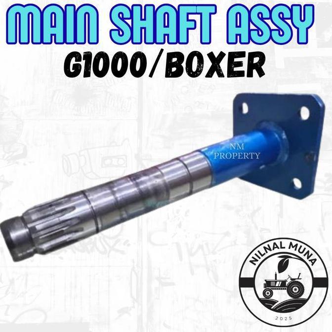 Main Shaft Traktor G1000/Boxer, As Roda Traktor G1000/Boxer, Poros Utama Traktor G1000/Boxer