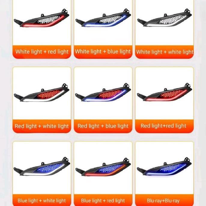 Promo HPMP Lampu Sein LED Yamaha Jupiter MX NEW LC 135 LC135 V2 V7 Daytime Running Light Hitam Putih