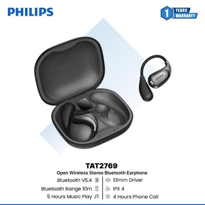 Philips TAT2769 Open Wireless Stereo Bluetooth Earphone Open Ear