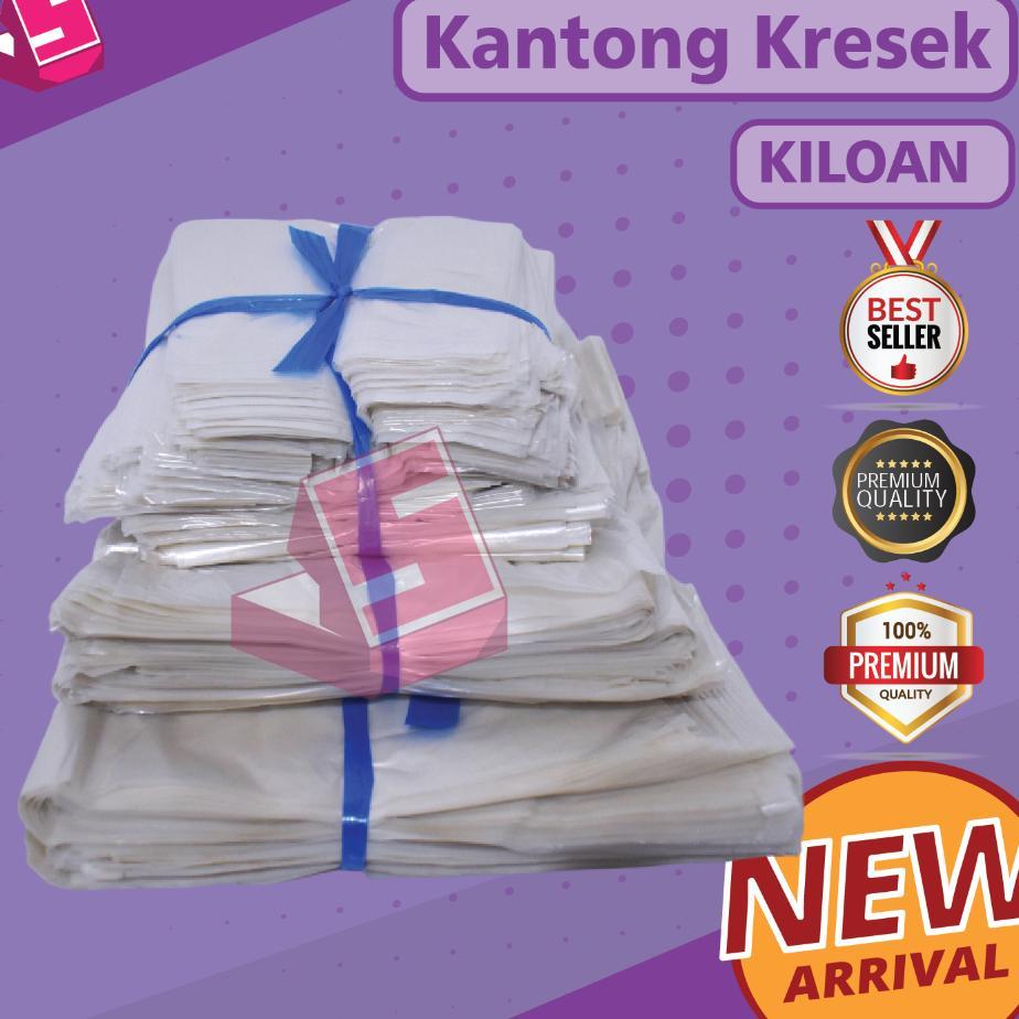 Kantong Kresek Kiloan Bening / Kiloan Putih Tulang / Kresek Loss Bening / Kantong / Kresek Sampah