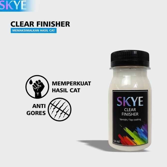 Top Clear Finisher - Varnish Cat Sepatu Tas Cat Akrilik Kulit Kanvas Leather paint