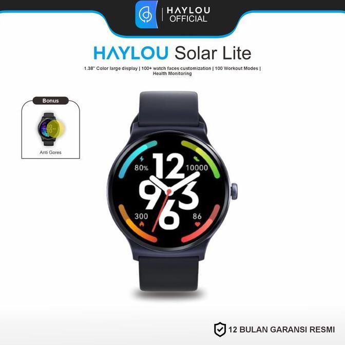 Haylou Solar Lite Smart Watch IP68 Sp02 1.38" Display