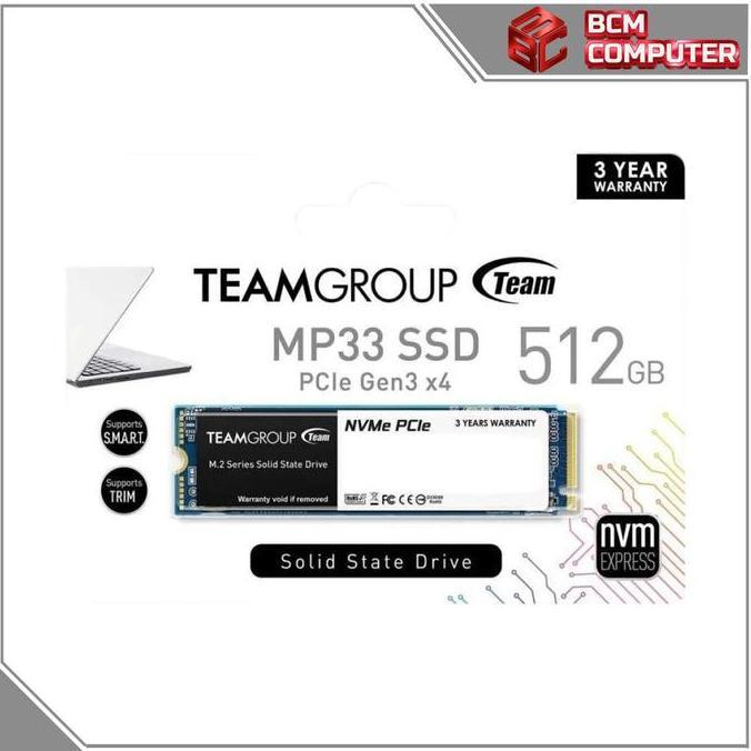 Team MP33 SSD NVMe M.2 / M2 512 GB - NVMe 512GB
