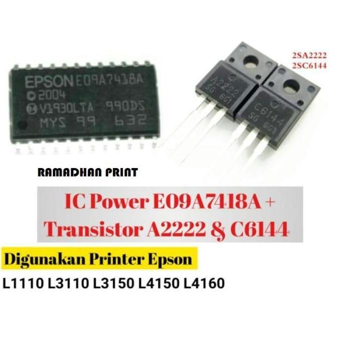 IC Power E09A92GA + IC TR A2222 + IC TR C6144 NEW