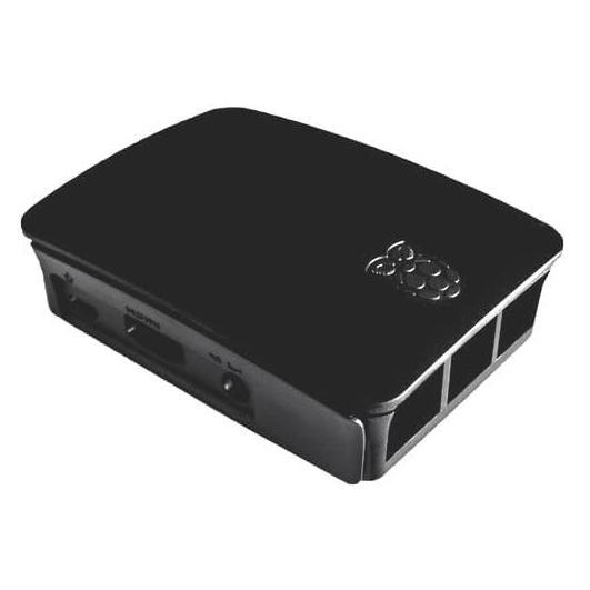 Acc- Raspberry Pi 3 Case Abs Enclosure Box Shell Kesing Logo Raspi
