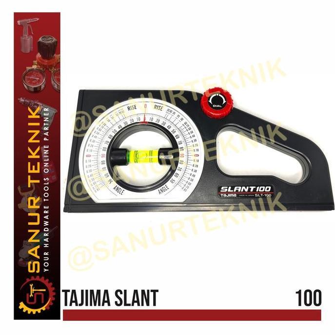 Promo TAJIMA Rotary Angle Meter Slant 100 / Meteran Sudut Putar/ Waterpass Diskon