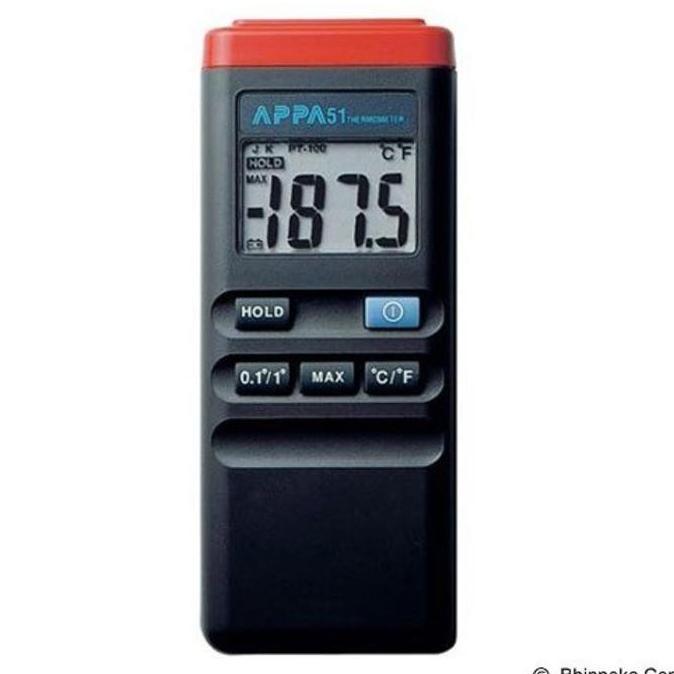Promo Appa 51 thermoucouple Appa51 digital contact thermometer asli taiwan Diskon