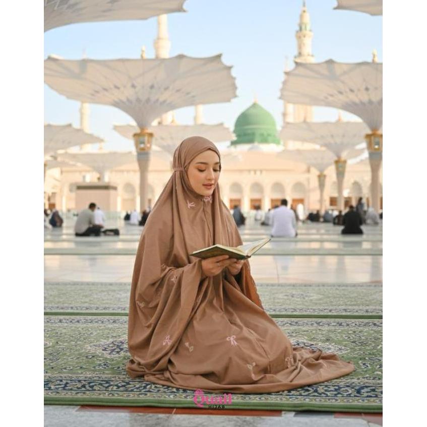 Quail Hijab - Haruka Mukena Travelling | Mukena Travel | Mukena Printing | Mukena Bordir | Mukena FR
