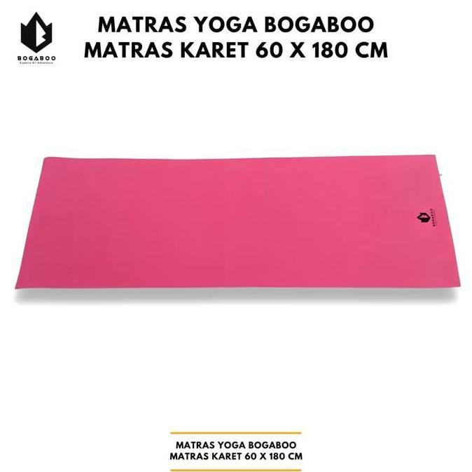 MATRAS YOGA MAT tebal 5 mm MERK BOGABOO - MATRAS CAMPING - MATRAS GYM