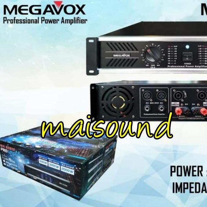 POWER AMPLIFIER MEGAVOX MA 2002 BARU AMPLI MEGAVOX MA 2002N MA2002 ORI