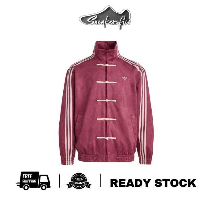 PREMIUM / Adidas Jacket Tracktop Cheongsam CTT Chinese New Year 2026 Merah / Red / Maroon / UNISEX