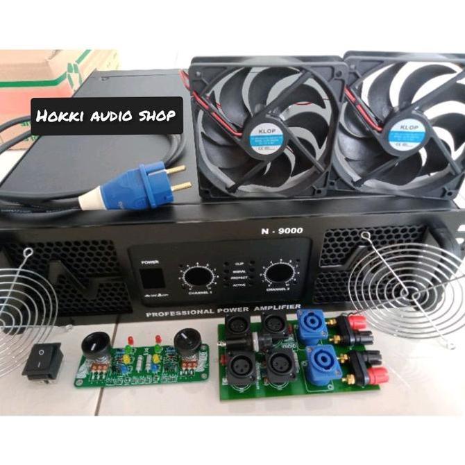 Bok power amplifier tipe N9000 lengkap aksesoris ukuran 3U Box power amplifier N9000 lengkap dengan 