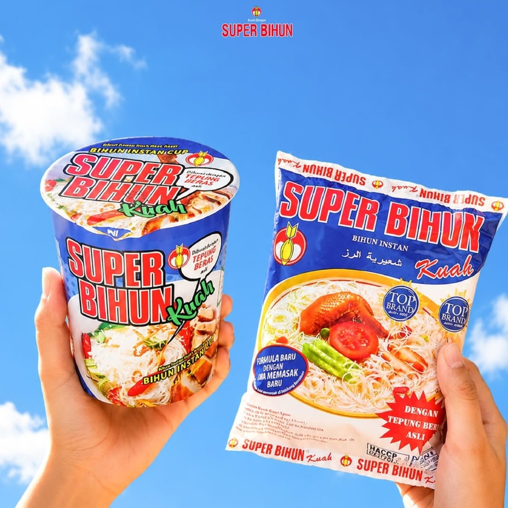 Super Bihun Kuah Original Super Bihun Goreng Super Bihun Baso
