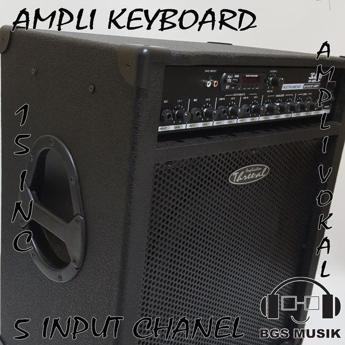 Ampli Keyboard 15inc + Ampli Vokal + Ampli Karaoke + Ampli Tahlilan