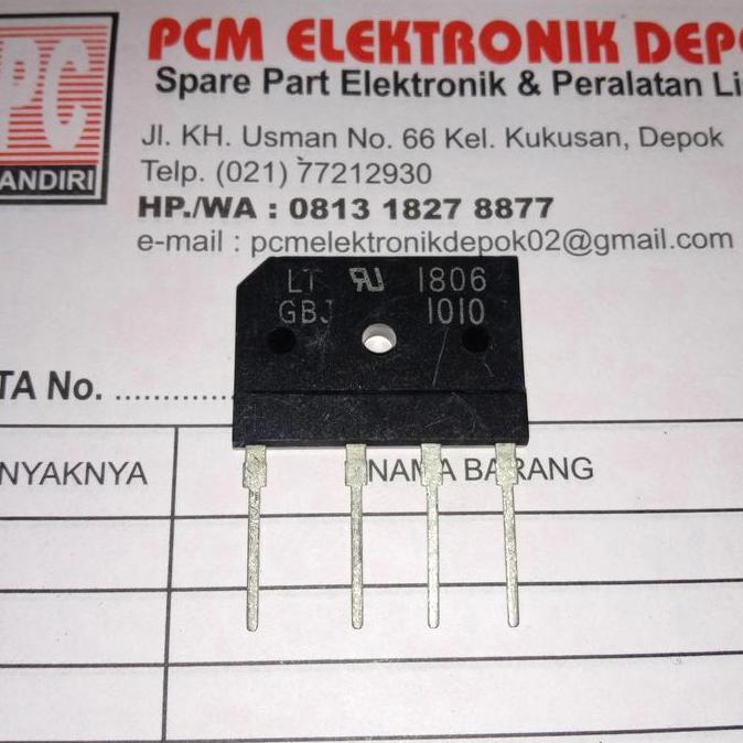 DIODA 10A 1000V KBPC 1010 DIODE 10AMPERE PCMED
