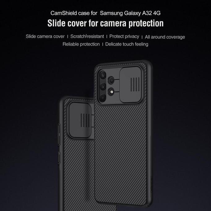 TERBARU - Nillkin Casing CamShield Hard Case Samsung Galaxy A32 4G / A32 5G