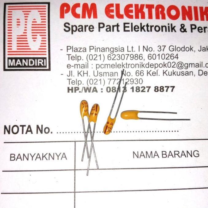 TANTALUM 0.47UF 35V 0.47UF35V 0.47 UF 35 474 TANTALUM POLAR CAPACITOR PCMED