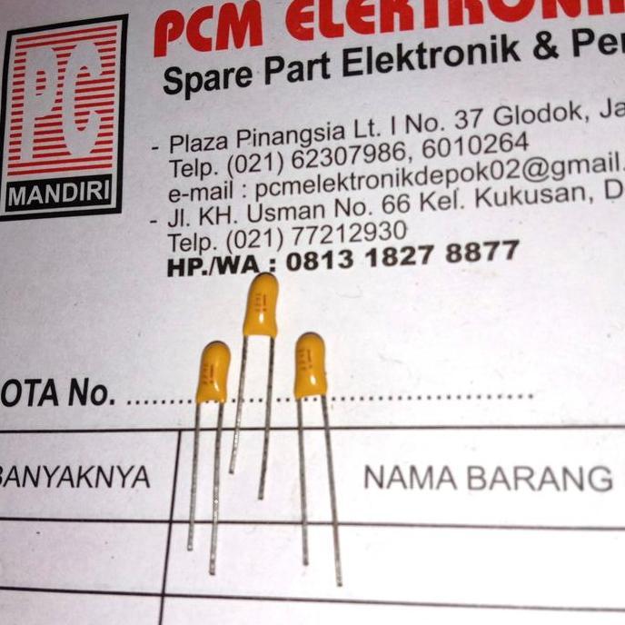 TANTALUM 0.33UF 35V 0.33UF35V 0.33 UF 35 334 TANTALUM POLAR CAPACITOR PCMED