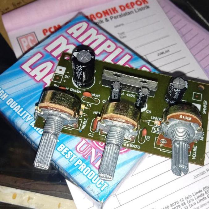 KIT AMPLI MINI MONO LA4422 AMPLIFIER KIT MONO MINI PCMED