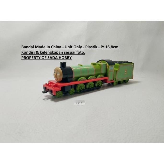 MINIATUR KERETA THOMAS & FRIENDS NAKAYOSHI SERIES HENRY BANDAI CHINA UNIT ONLY MIX99